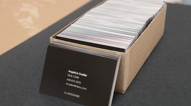 printed business cards